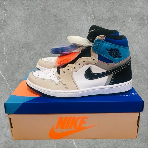 Nike Air Jordan 1 Retro High OG “Prototype” Casual Athletic Shoes Mens 11 Blue